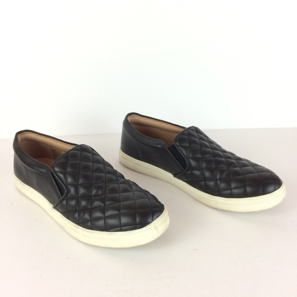 a new day Shoes - A New Day Easy Slide Black Quilted Loafers  Sz 9